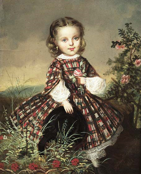 Francisca Keban geboren 27.Januar 1858, gemalt 2.Dezember 1861
